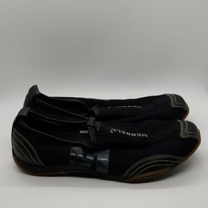 Merrell Barrado Black Leather Slip On Size 8.5